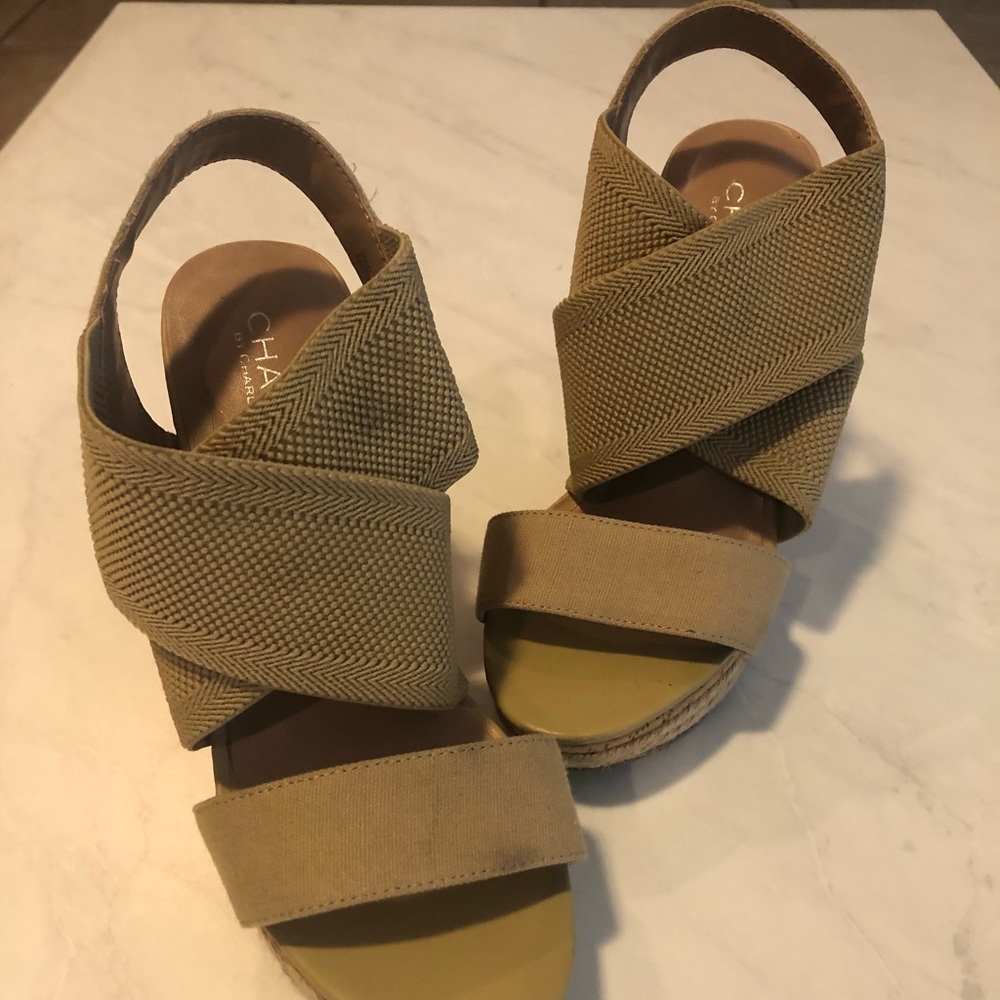 Tan Charles David Heels